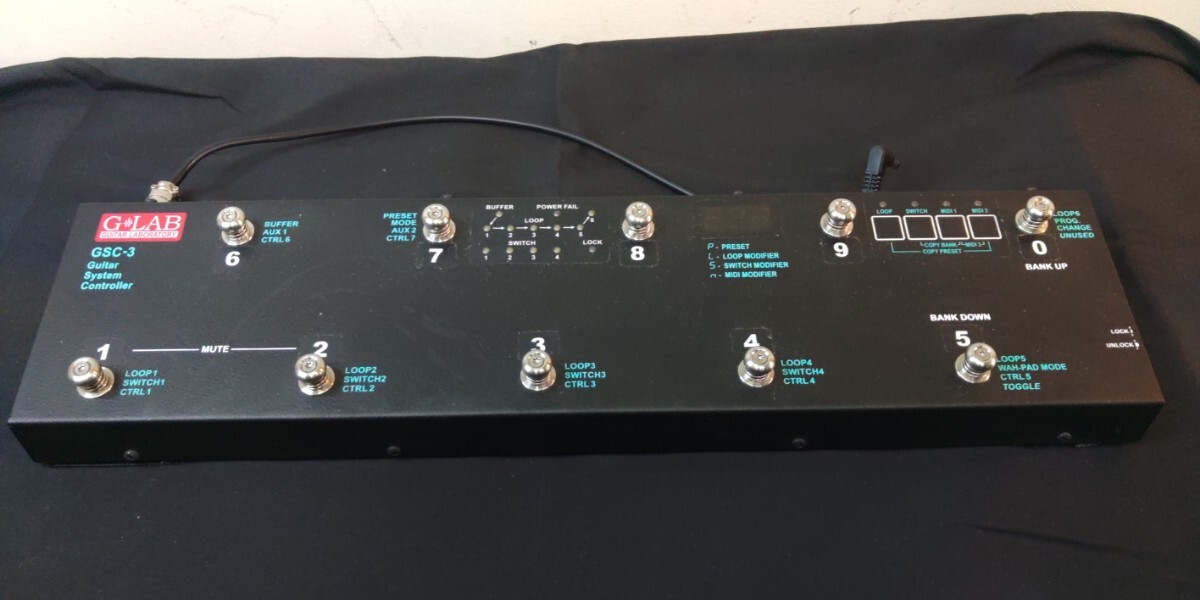 HOTONE Cybery EC-10 ループ・スイッチャー MIDI コントローラー【中古