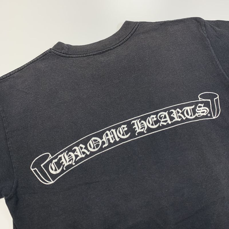 90' クロムハーツ スウェット L Chrome Hearts Crew Neck Sweat