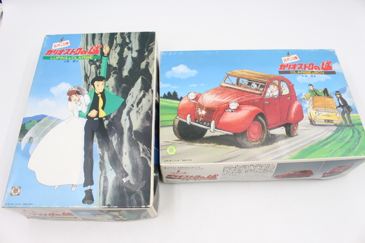 中古】グンゼ産業 ルパン三世カリオストロの城 プラモデル 完成品の