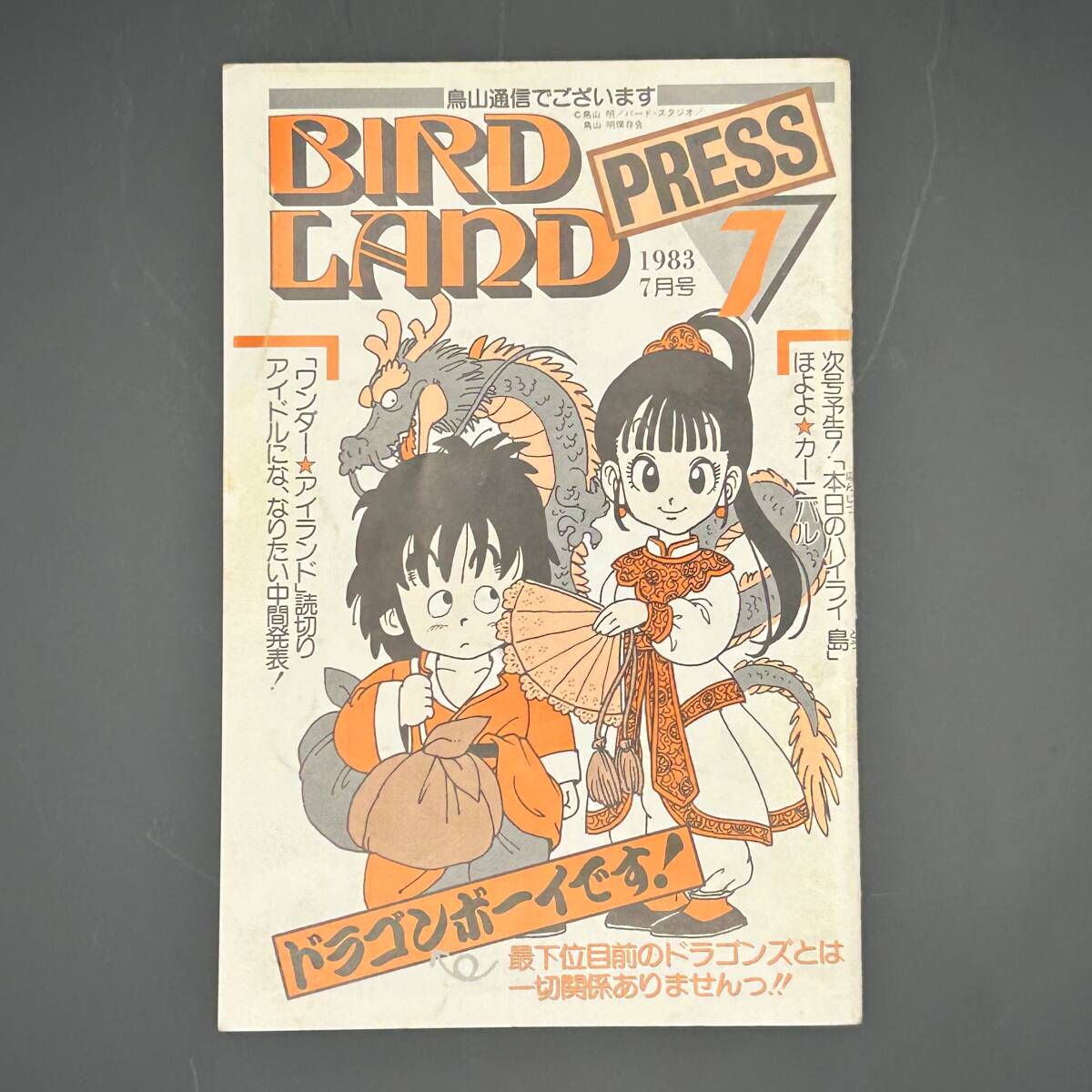 ☆ 鳥山明保存会 BIRD LAND PRESS 15,16,18,21号の落札情報詳細