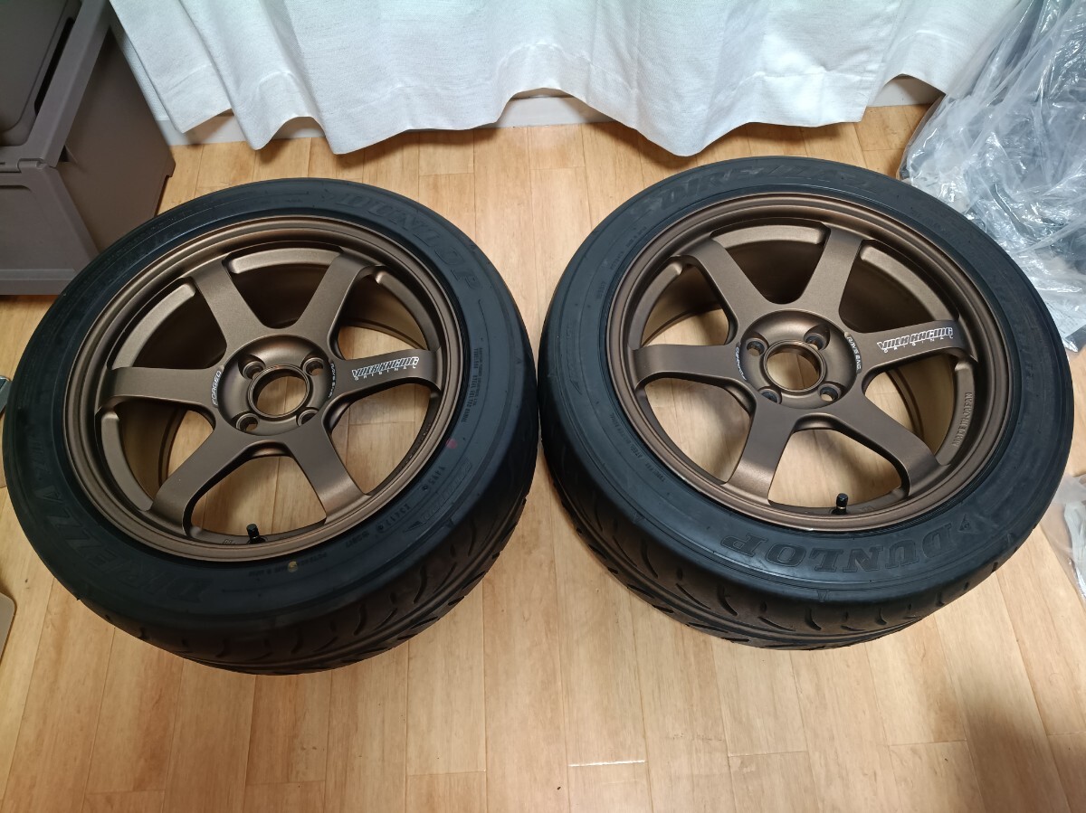 ☆「レイズ TE37 SONIC 16インチ 7.5J +30 100-4H」&「ダンロップ