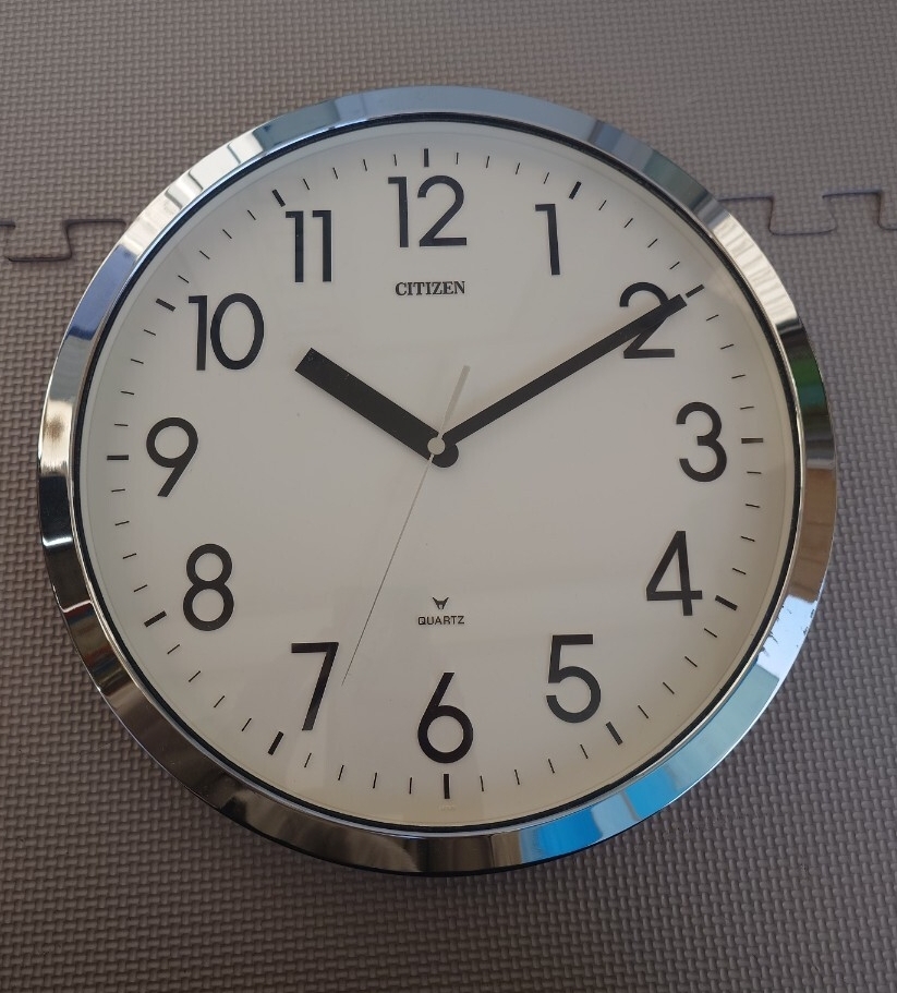 現状品 CITIZEN 大型屋内用 電波時計 壁掛け時計 4MY660 オフィス学校