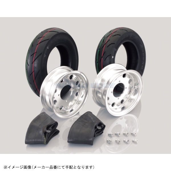 中古】希少JOG50用9本スポークアルミホイール前後3KJ.アプリオ