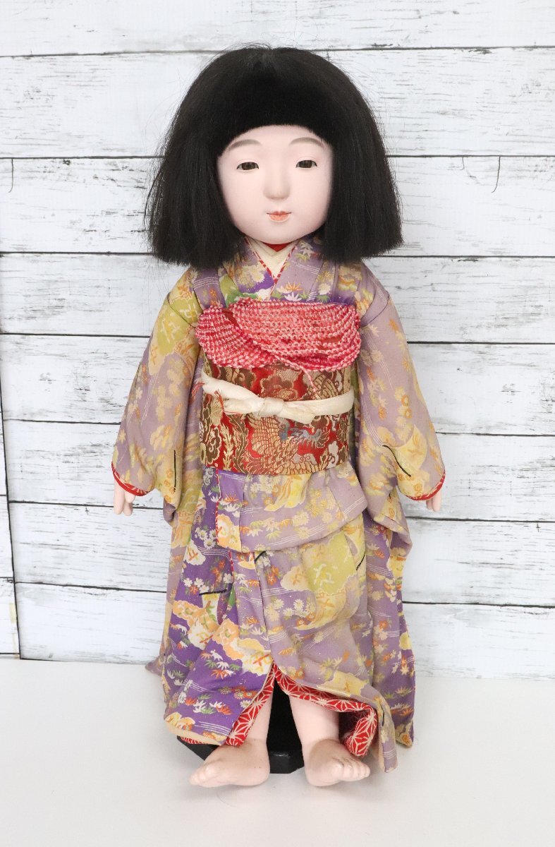◇現代創作人形作家 島村龍児 市松人形 創作人形 日本人形 和服少女 高