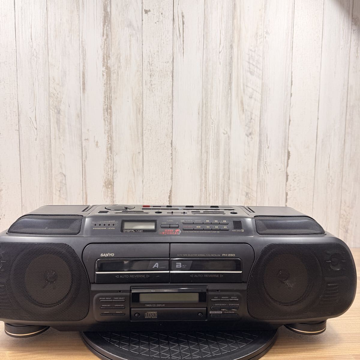 良品 SANYO CDラジカセ ZOOSCENE PH-Z300 ズーシン サンヨー 動作品 一