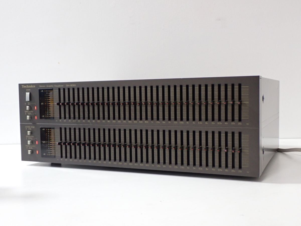 Technics SH-9033P 2ch 33素子 グラフィックイコライザー 動作確認済み