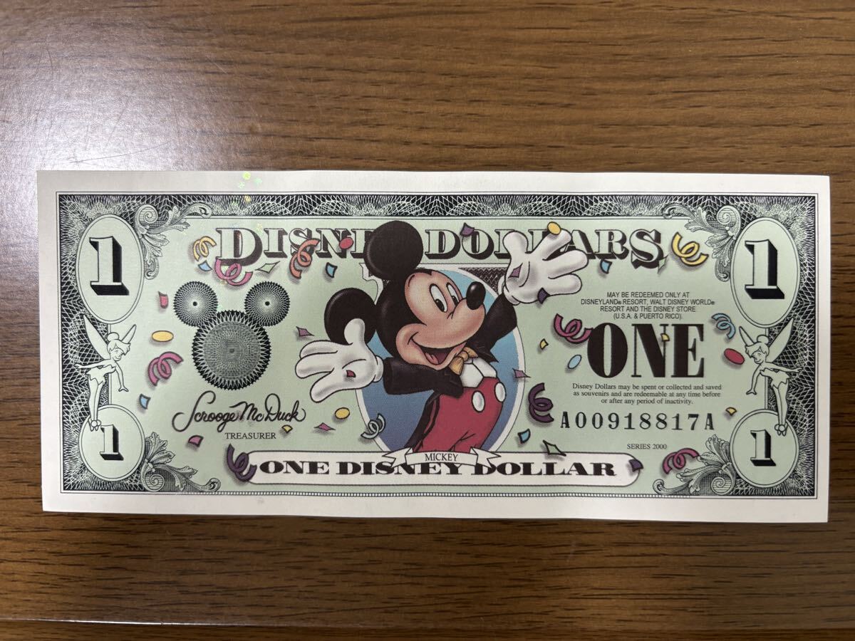 新品】☆必見☆世界紙幣 disney dollar ディズニードル/ディズニー 
