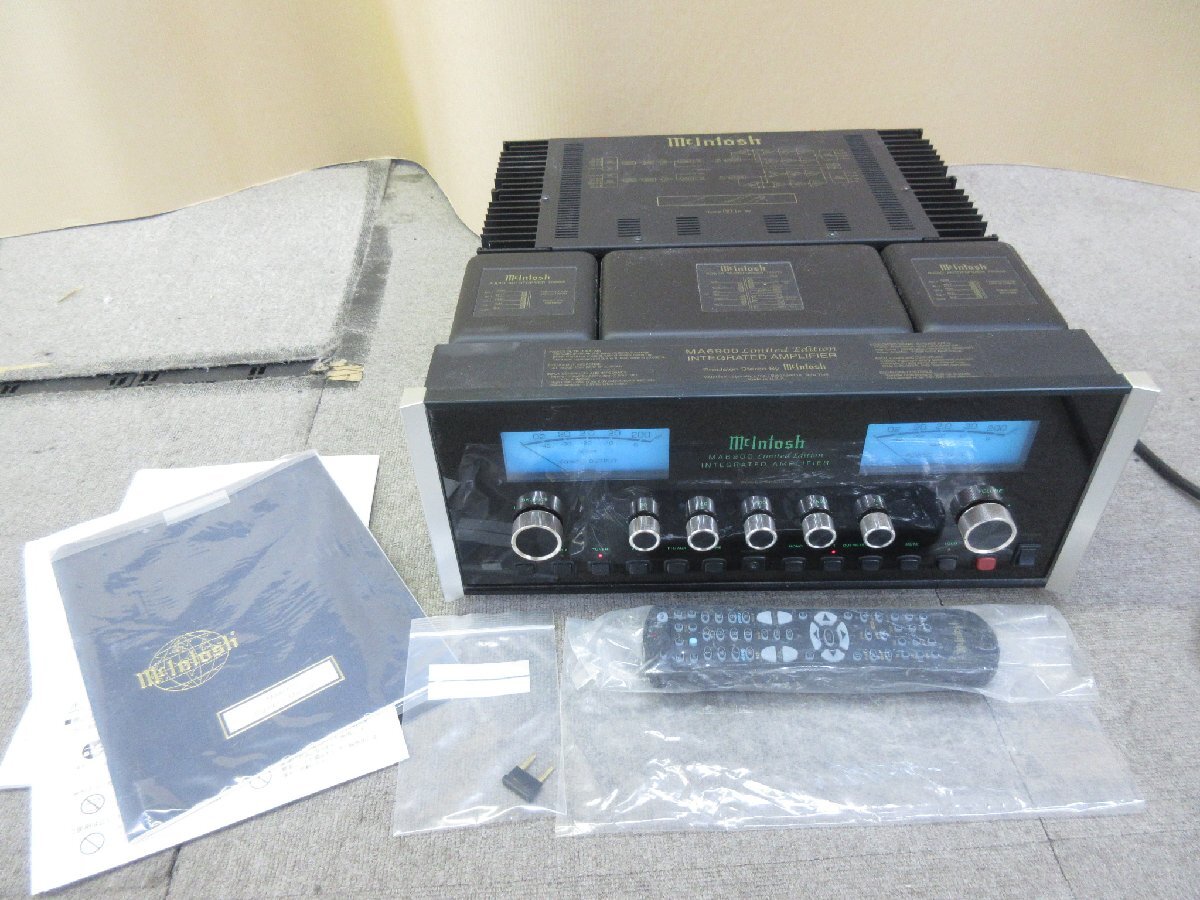 McIntosh ウッドケース パンロックレール付き パワーアンプ用