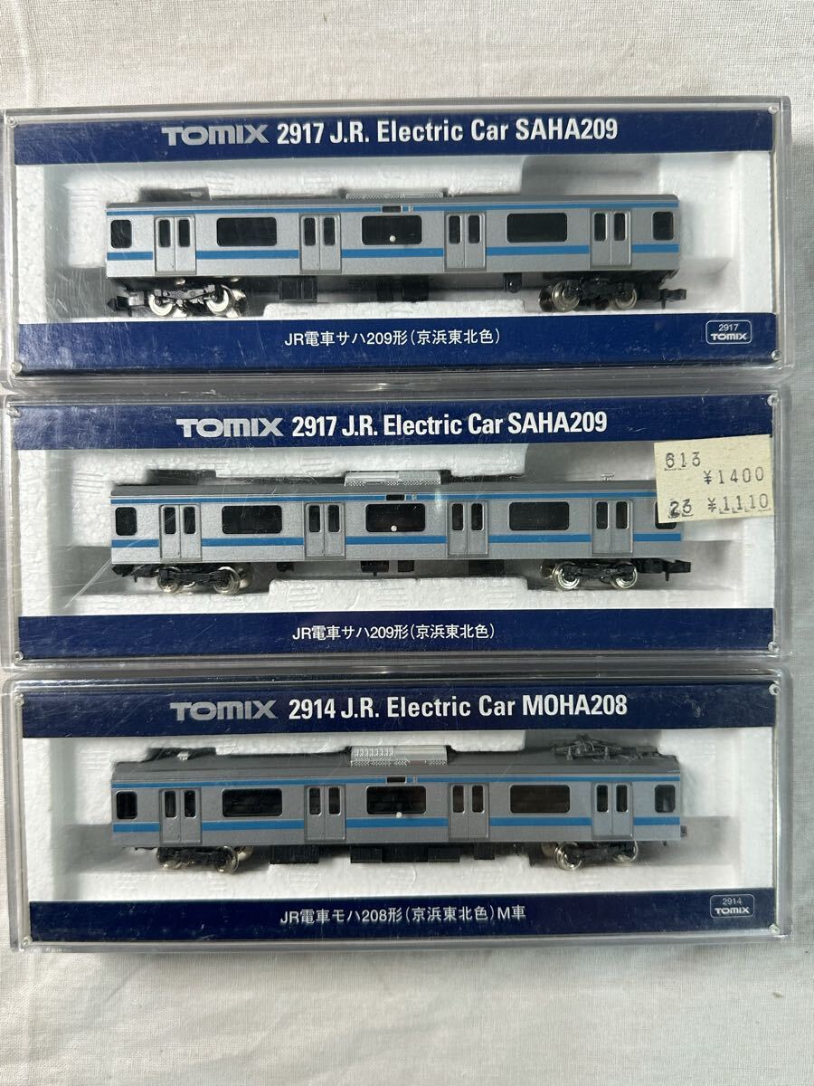 中古】TOMIX 2917 JR 電車 サハ209形 （京浜東北色）の落札情報詳細