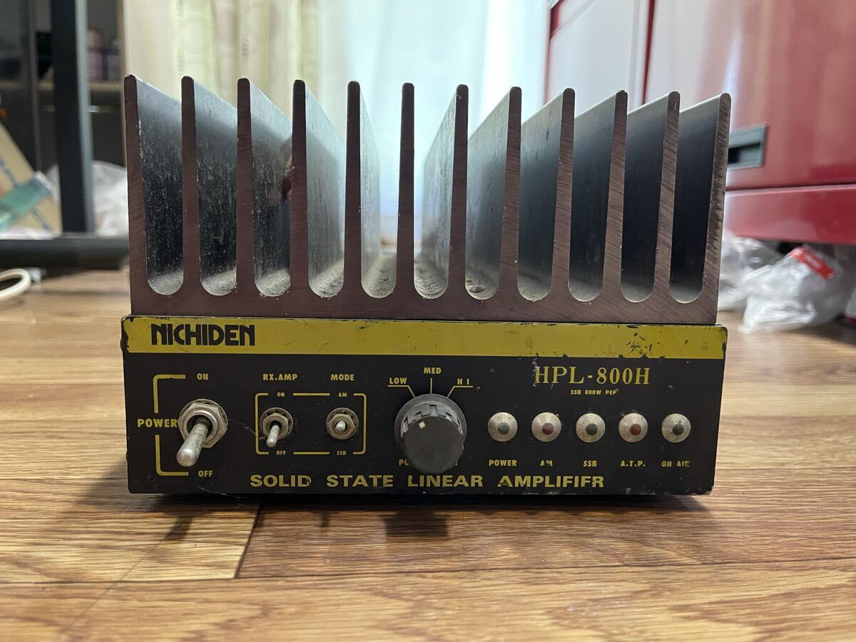 NICHIDEN HPL- 800 H リニアアンプ Fの落札情報詳細 - Yahoo