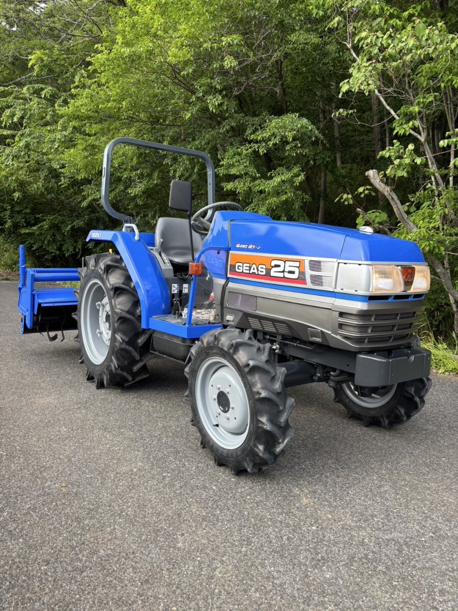 やや傷や汚れあり】イセキ トラクター GEAS TG25F 727時間 自動水平