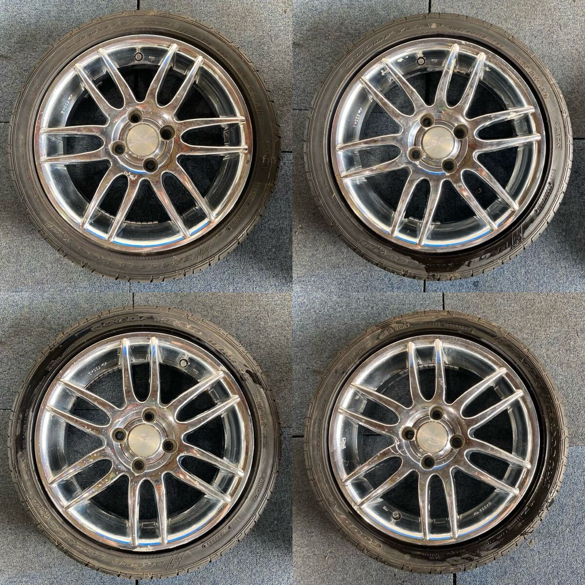 即納可能 SALITA サリタ メッキホイール 16 4H100 5J+45 4本セット