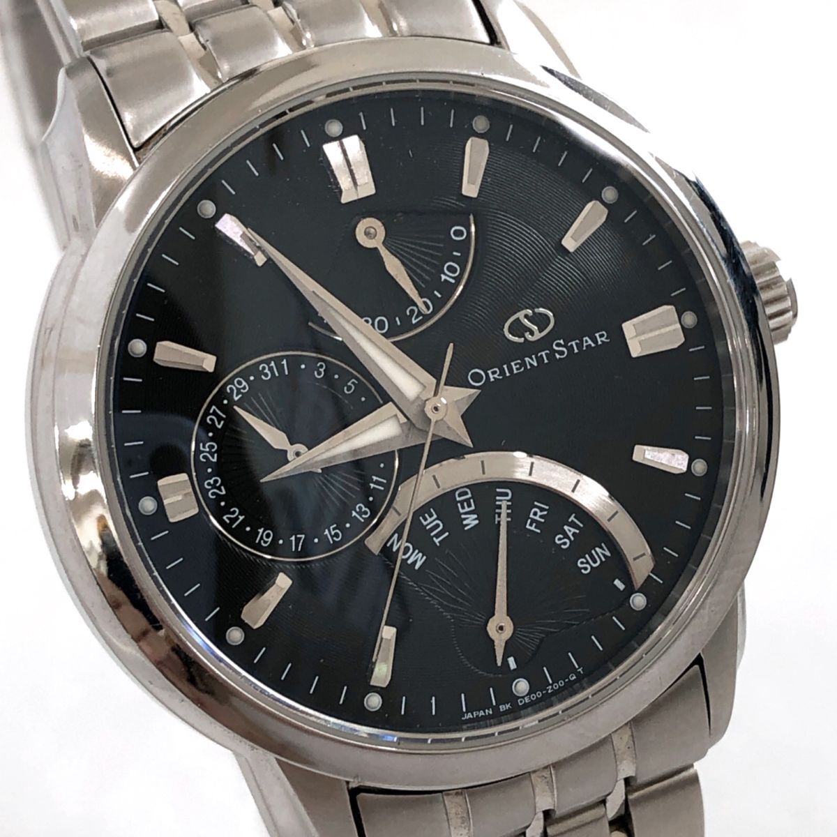 希少 裏スケ レトログラード パワーリザーブ 美品】ORIENT Royal