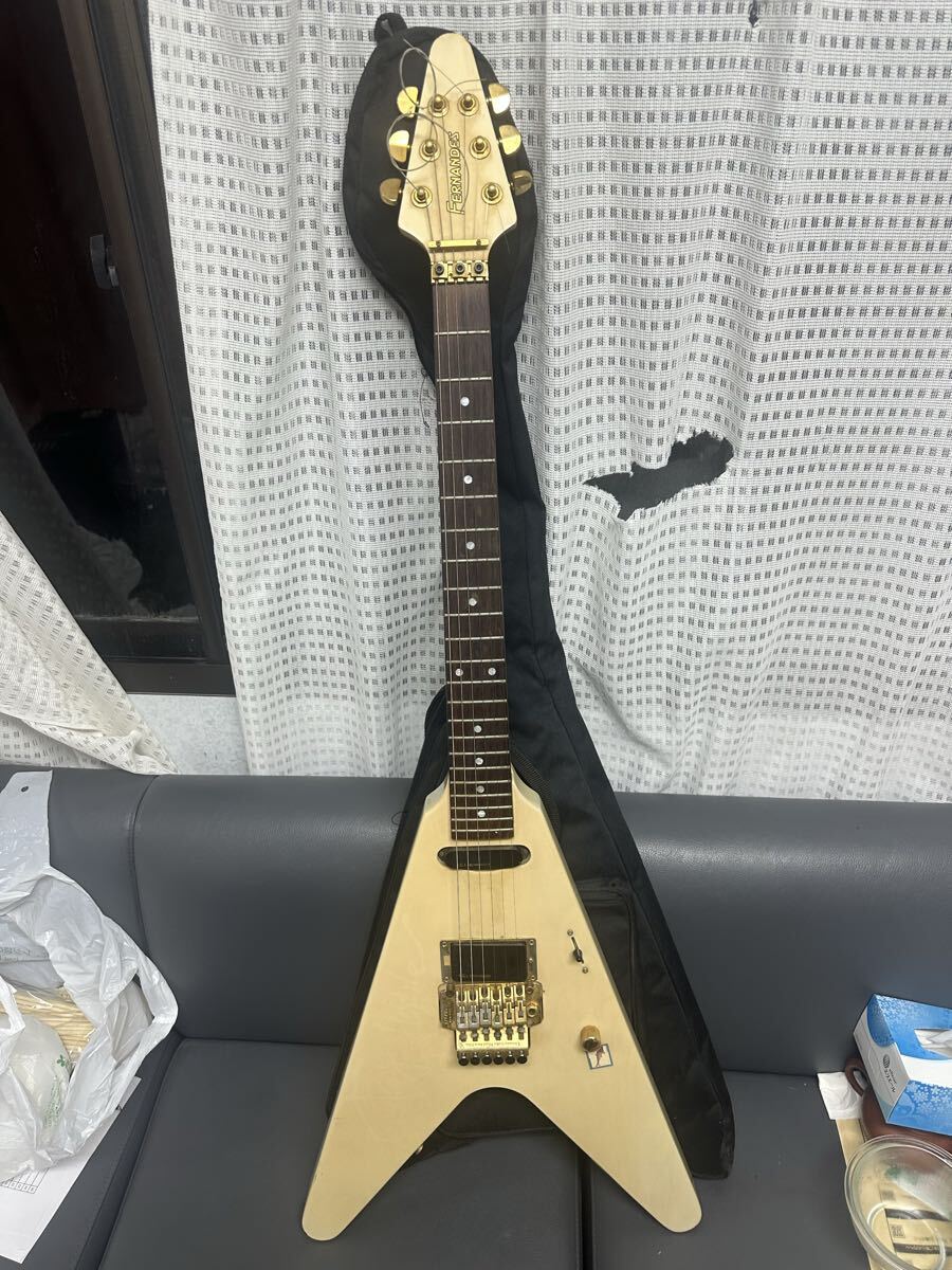 中古】FERNANDES Burny バーニー LV-115KK kenモデル フライングV