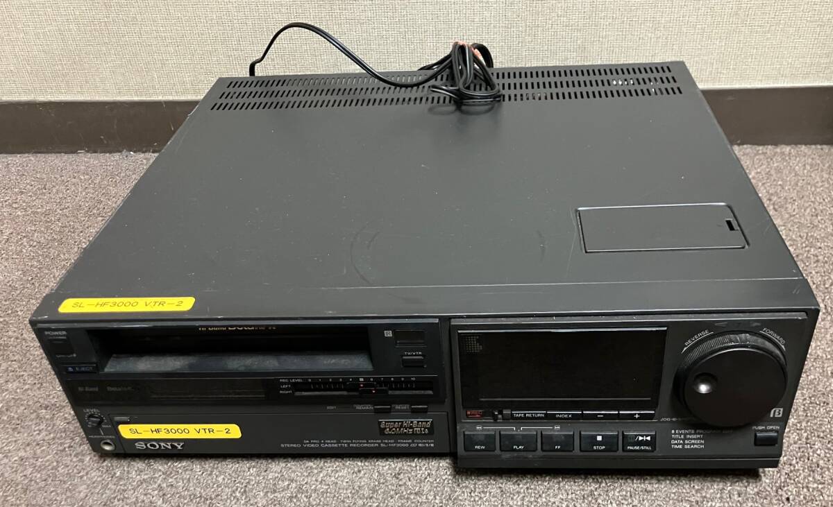 中古】ソニー 旧式 ビデオ カセット レコーダー デッキ システム