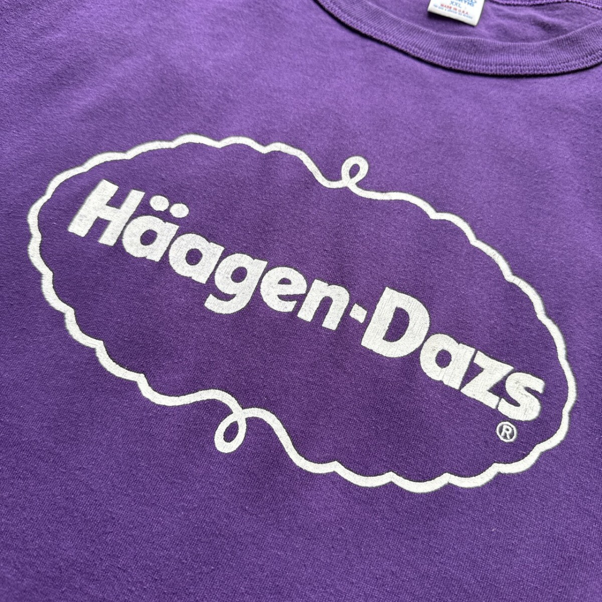 レア！90s 企業 ヴィンテージキャップ ハーゲンダッツ USA Tシャツ 90's Haagen-Dazs VINTAGE CAP ハーゲンダッツ ビンテージ 刺繍ロゴ 黒