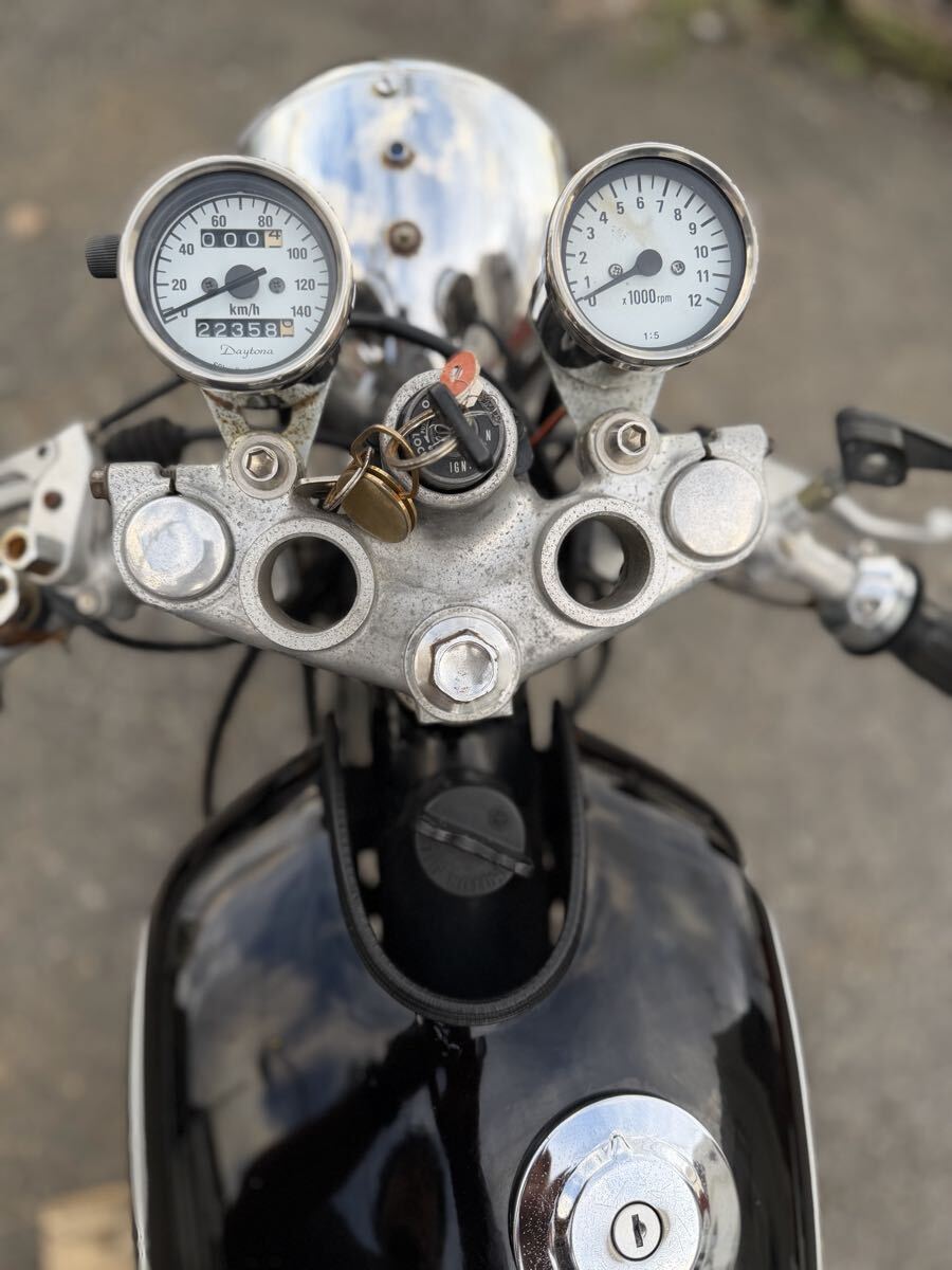 バイク SR400 バイク用 メインキーセット トップブリッジ 燃料キャップ