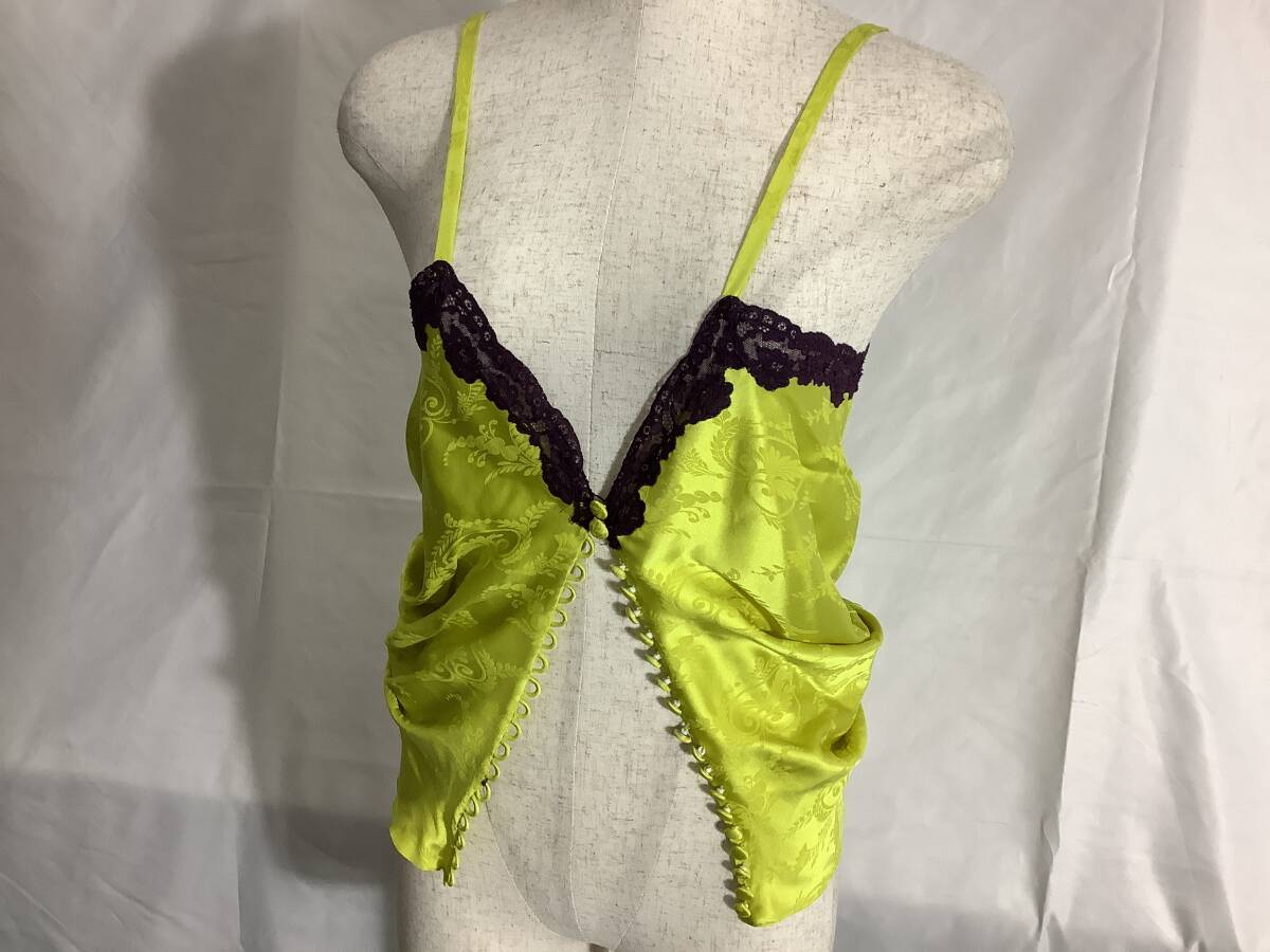 イタリア製 ジョンガリアーノ John Galliano 高級ベロア オッドベスト 