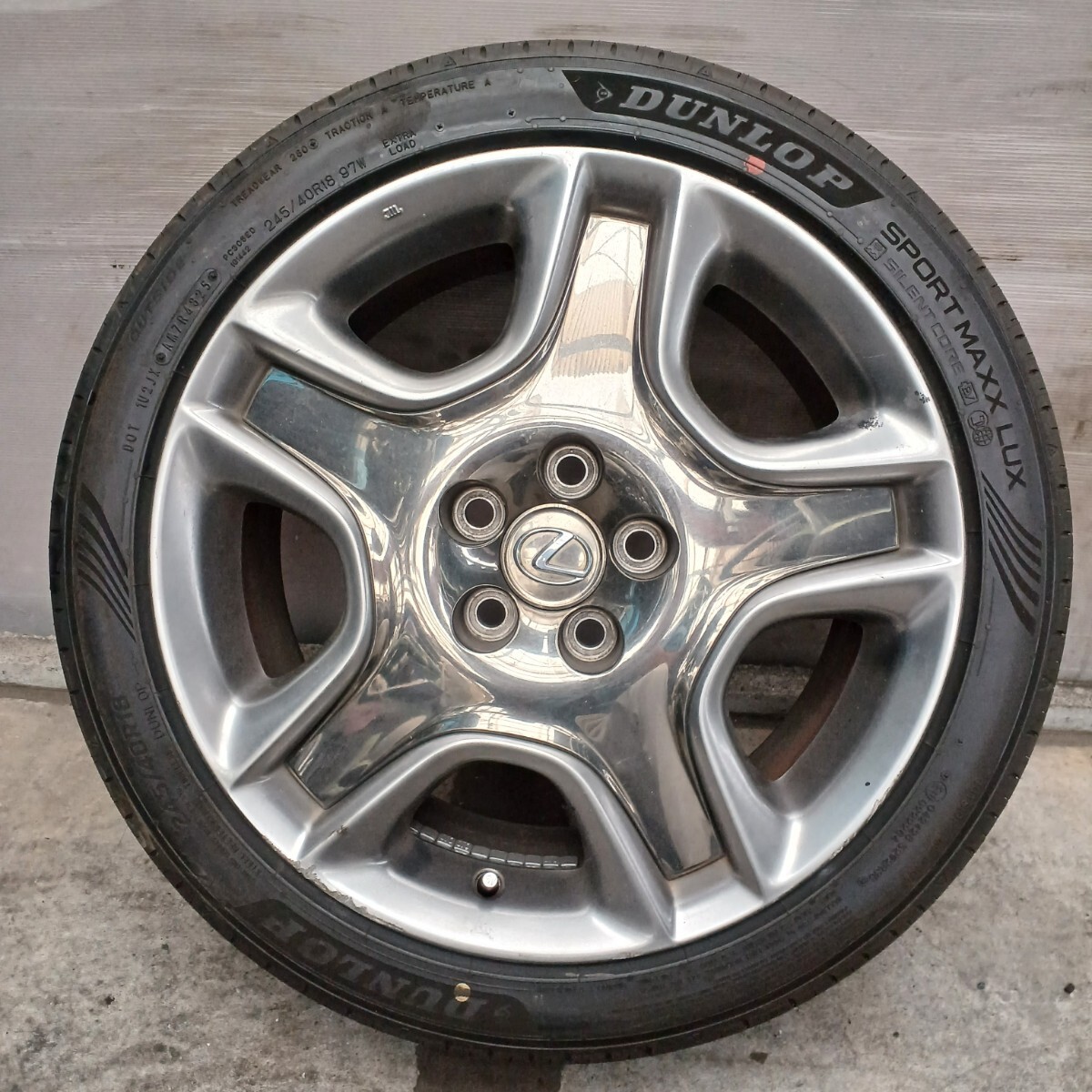 ☆レクサス 逆輸入 SC430 純正メッキホイール 18インチ 245/40R18