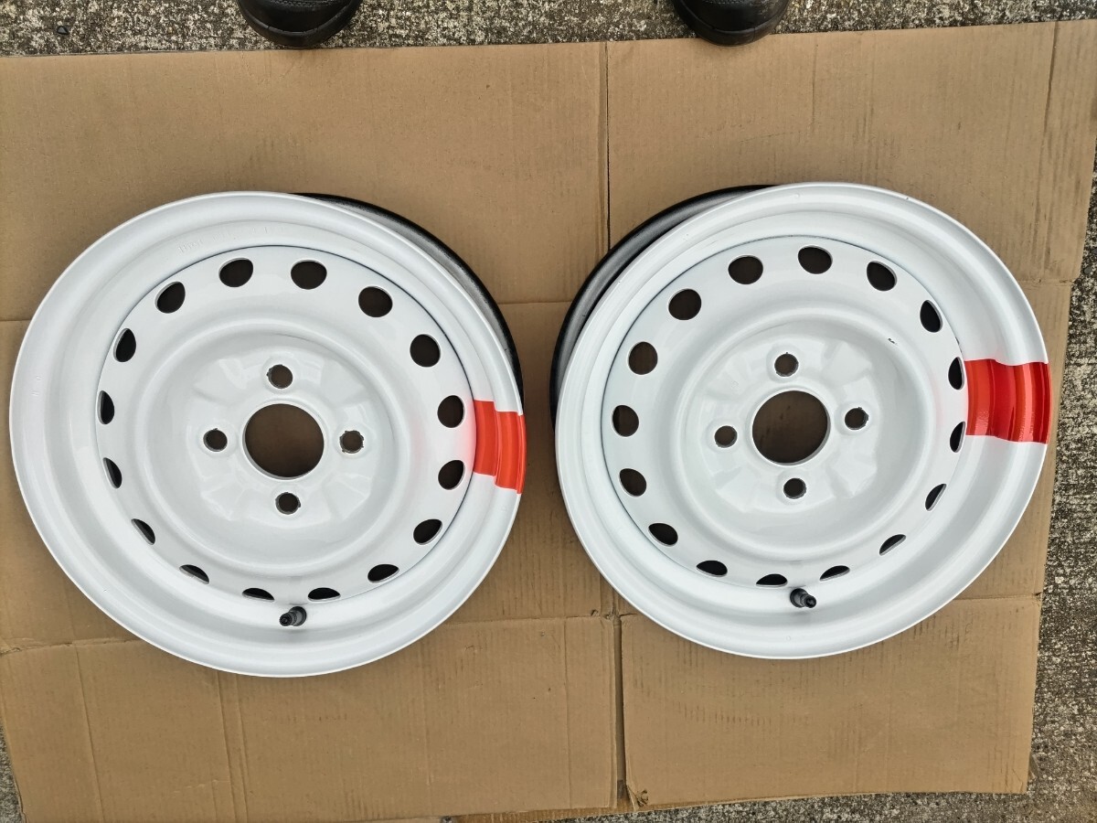 日産 ADバン純正 鉄ホイール 4本 14×5J +40 PCD:114.3 4穴 ハブ径:66