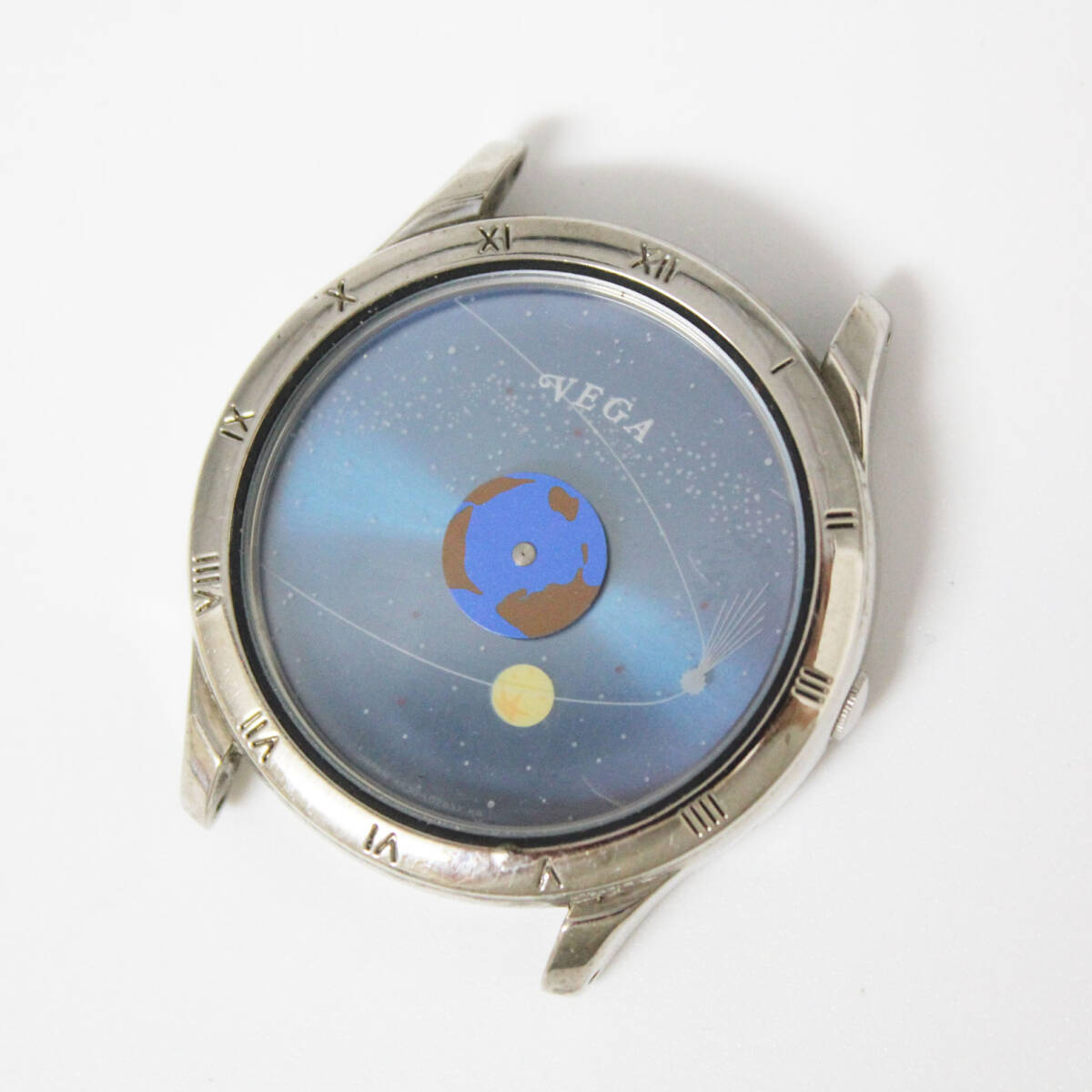 山水86 蔵出し屋】 うぶ品 『 1円スタート 美品 CITIZEN VEGA Disk time 土星