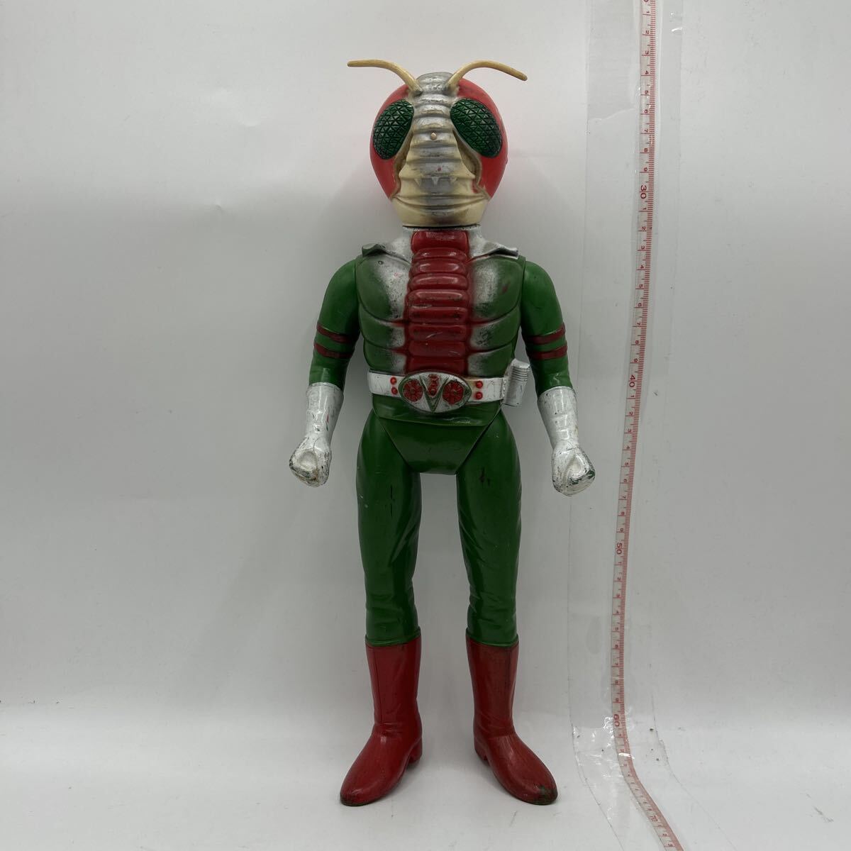 トーキング 仮面ライダーV3 ソフビ マスダヤ 増田屋 当時物 ※ ポピー