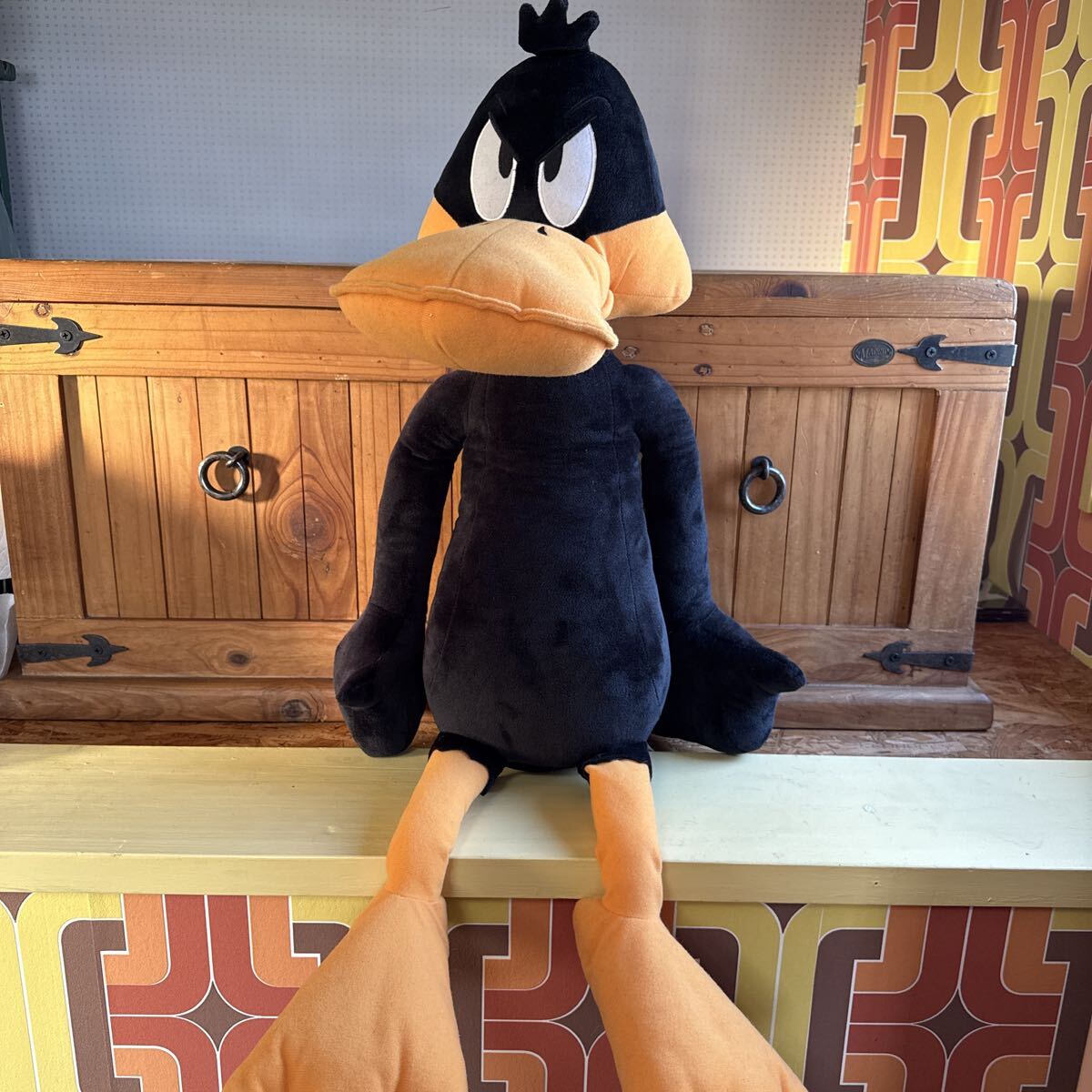 中古】☆昭和レトロ 創美社 特大うさぎ ぬいぐるみ 90cm ウサギ 人形