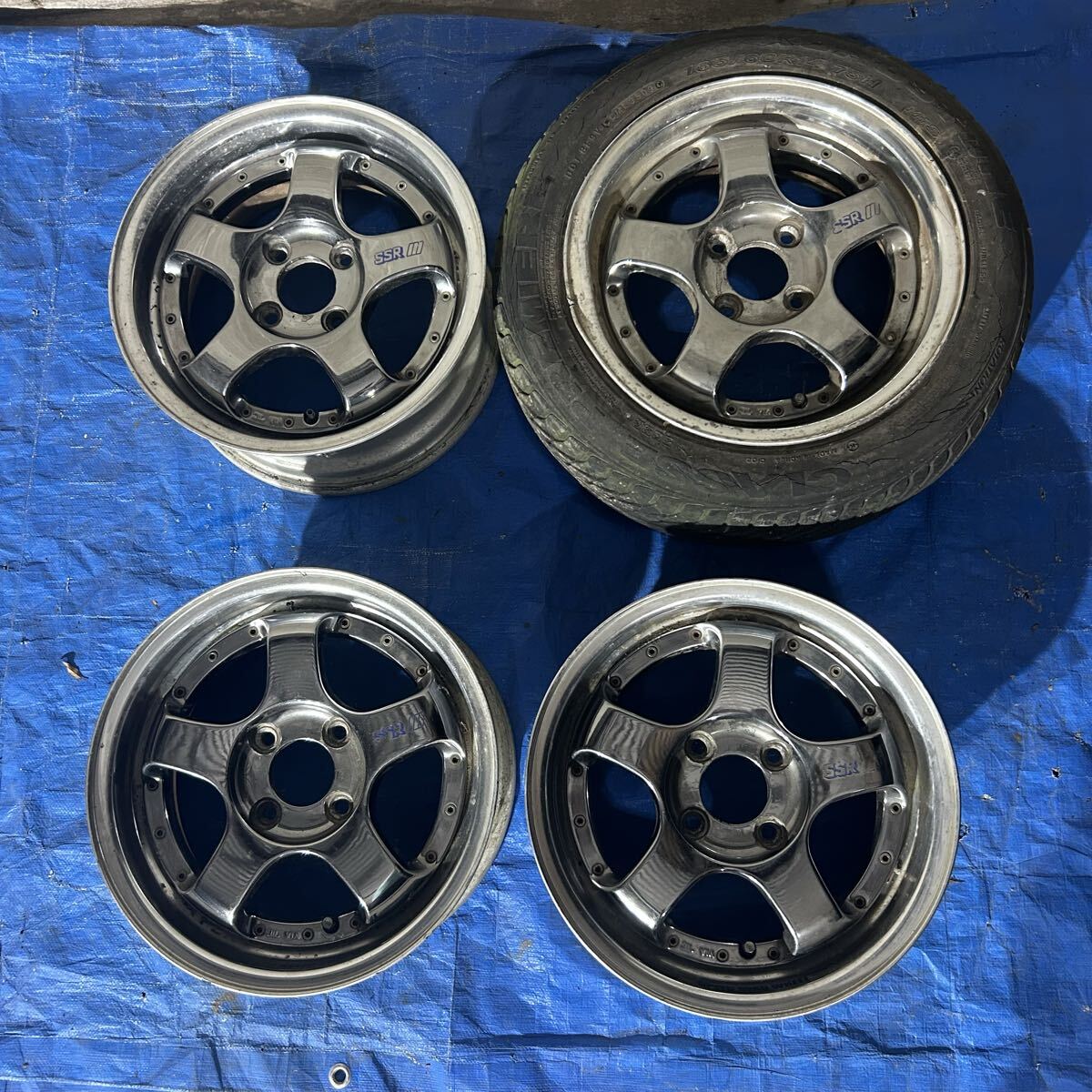 K0066 中古 SSR プロフェッサー SP3 ホイール 19×9J +37 10J +24 114.3