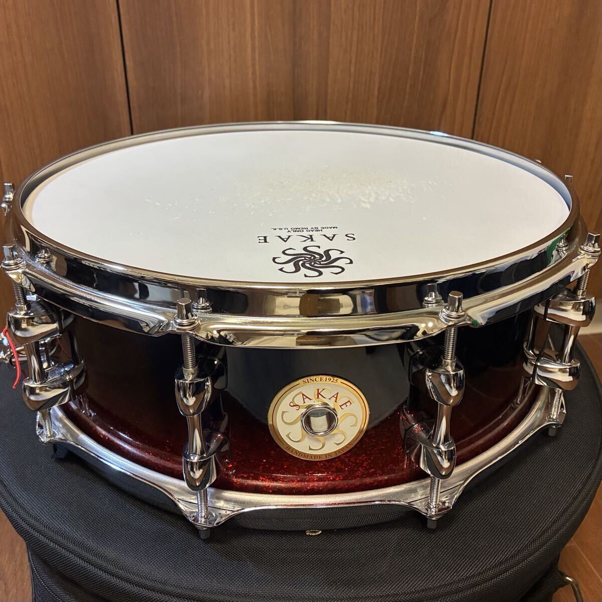 中古】切削リム SAKAE 限定復刻版 14インチスネア用 トップ&ボトムペア