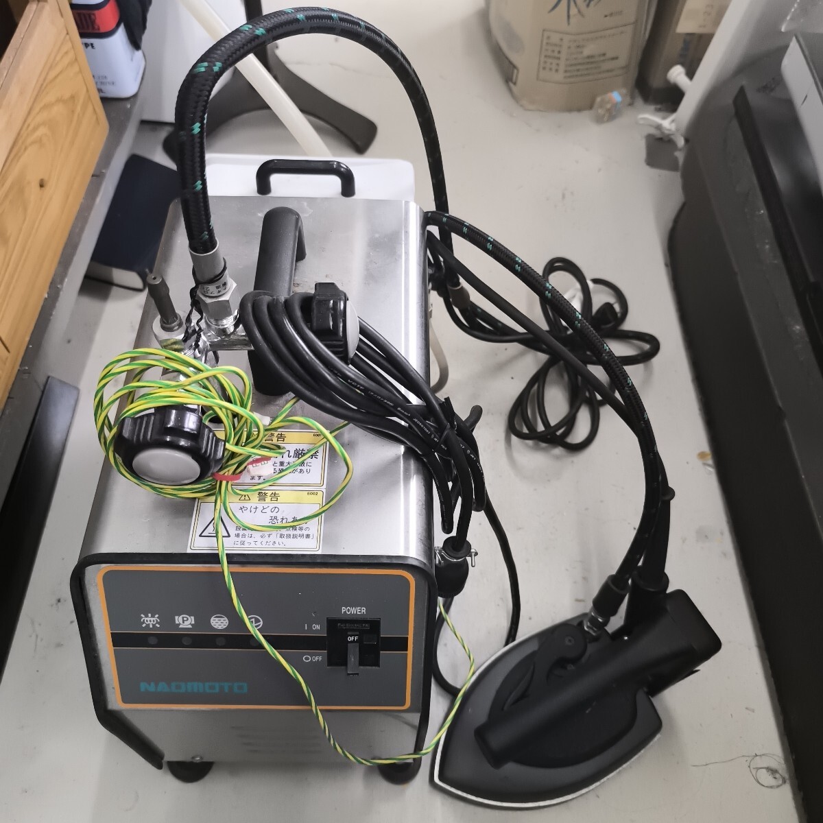 傷や汚れあり】直本工業/NAOMOTO ナオモト SC-100S-E スチーマー