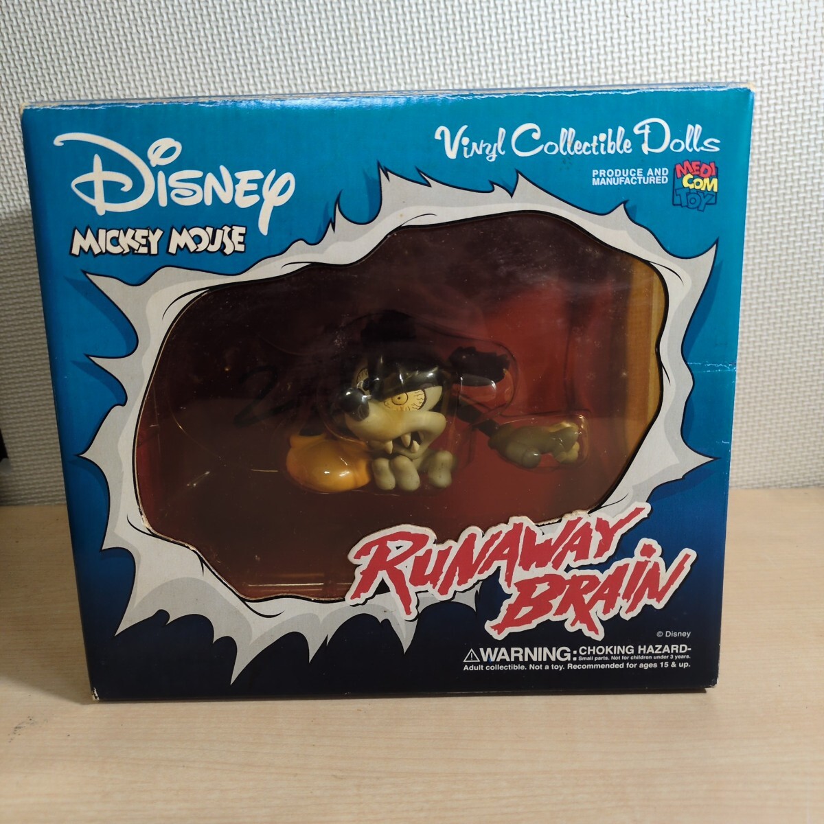 中古】メディコムトイ VCD ミッキーマウス Runaway Brain 狂乱ミッキー
