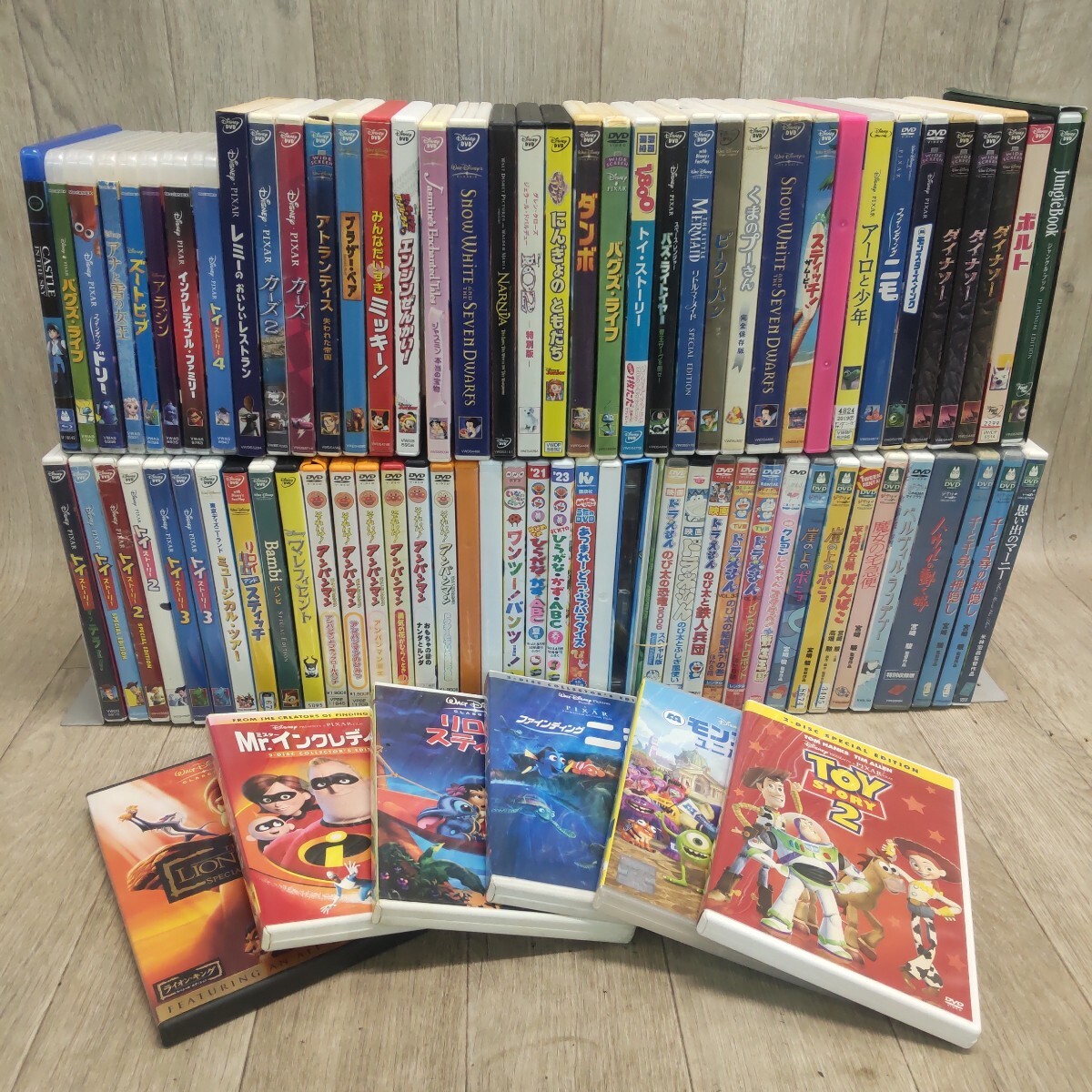 中古】DVD大量セットB 約99本 ディズニー ジブリ 他子供向け アニメ