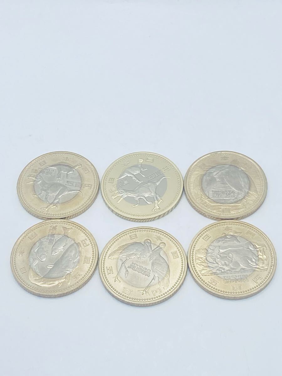 絶版 レア 貴重 旧500円硬貨 銀 昭和57年・昭和58年・昭和59年・昭和60