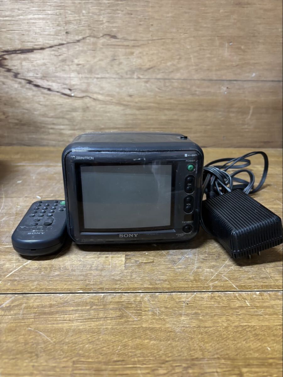 中古】67716☆SONY/ソニー 6インチ 小型カラーテレビ KV-6AD1