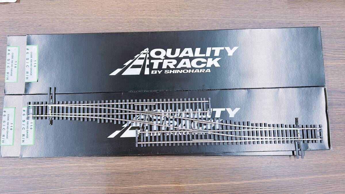 鉄道模型 HOゲージ KATO製レールでWクロスを作れるクロスレールの落札