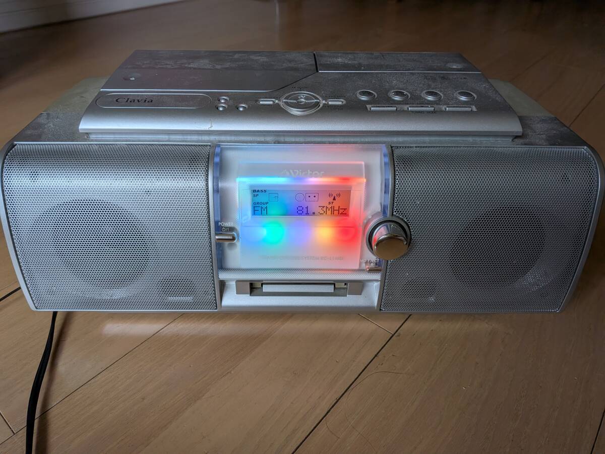 中古】ビクター（Victor）ラジカセ Clavia RC-A2-S CD/MD/カセット