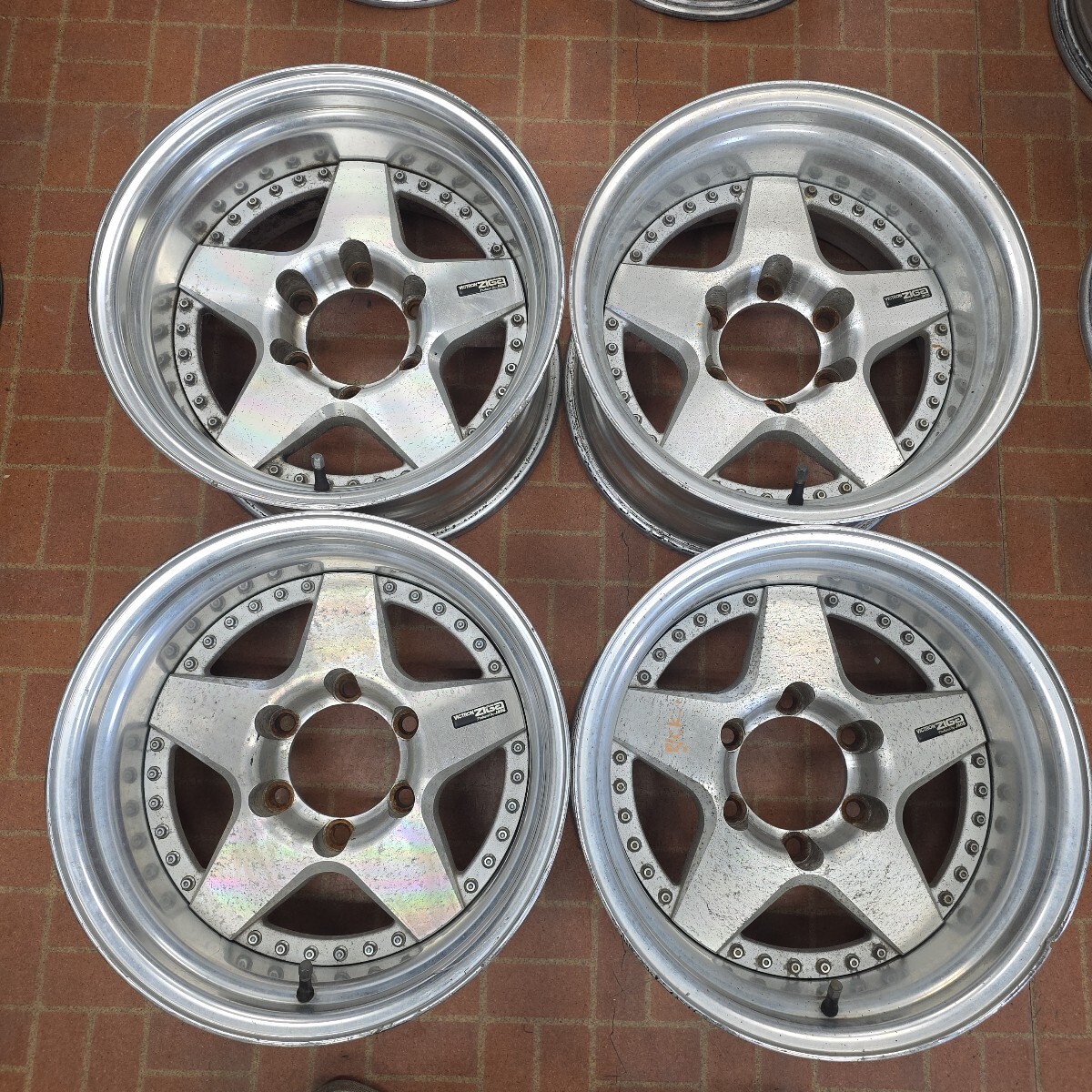 中古】JAOS VICTRON ZIGA 16インチ 8J 6H-139.7 オフセット0？ 4本