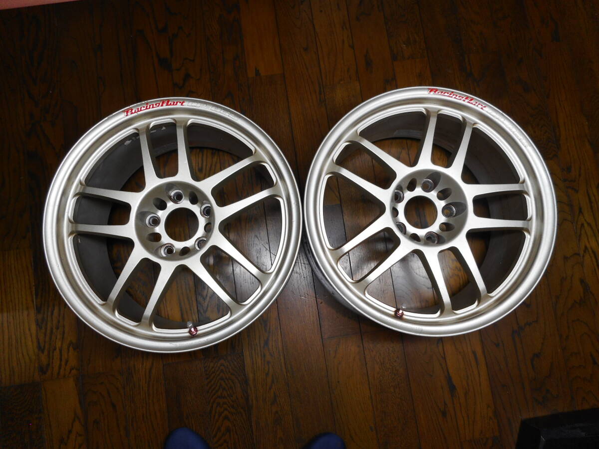 レーシングハート CP-035R 18 8j +42 PCD 114.3 2本セット タケチ