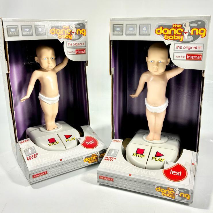 中古】【開封済み 中古】1990年代 当時物 電動 ダンシングベイビー