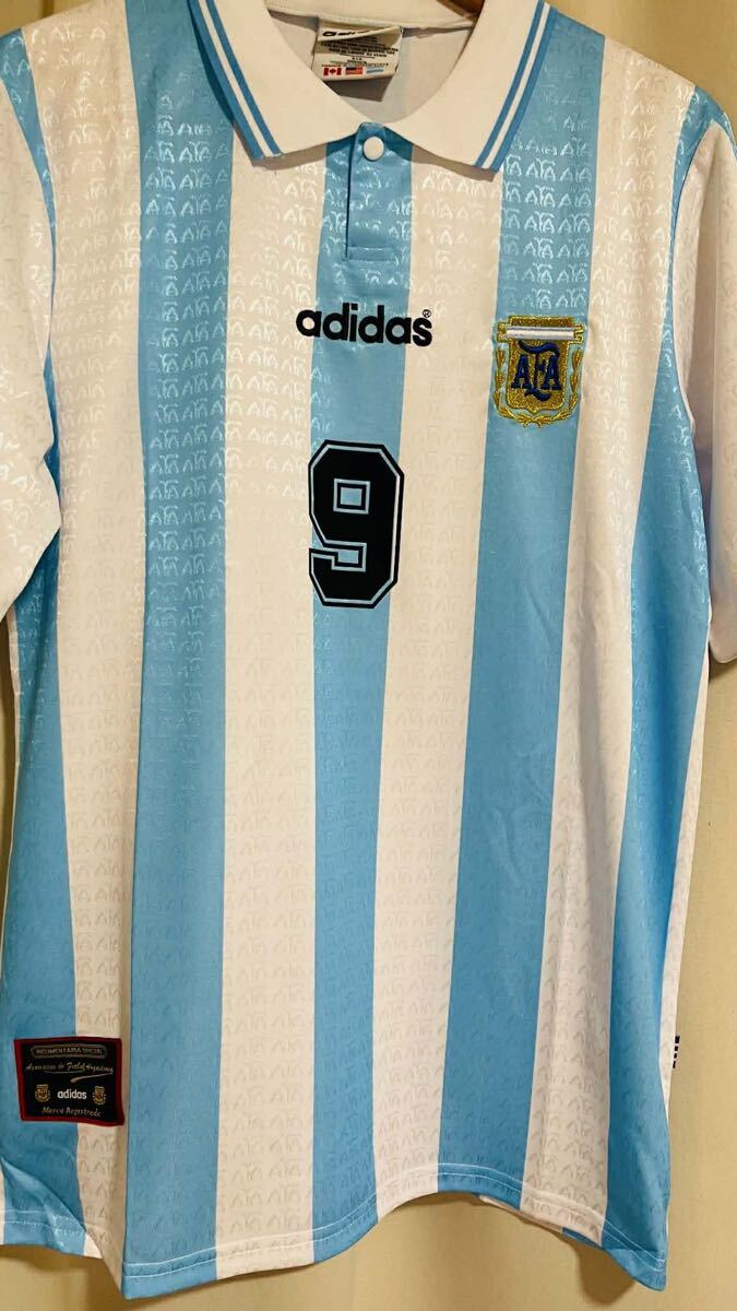 正規品 98年モデル アルゼンチン代表 9番 バティストゥータ