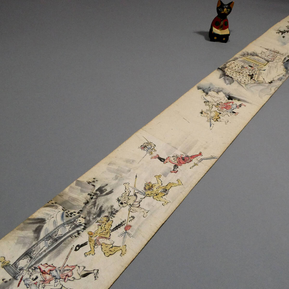 国宝 扇面古写経 下絵復刻 手摺木版画4枚 製作 京都丹青社 版元大江戸