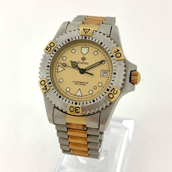 中古】#3009 ZODIAC 206.20.35 Professional 200m シルバーポイント