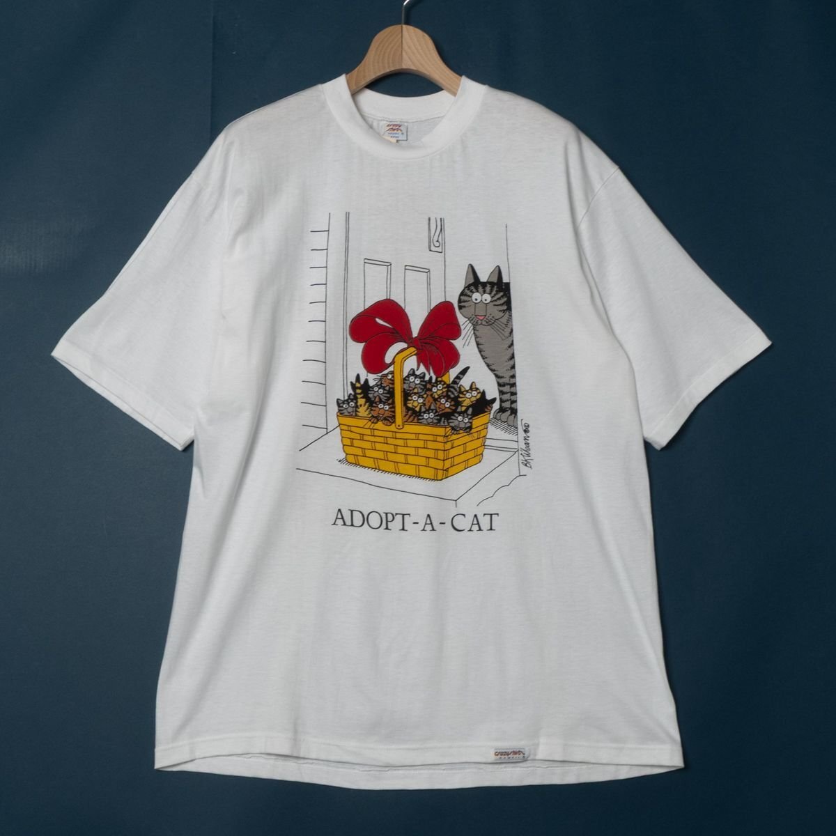 CRAZY SHIRTH HAWAII Tシャツ メンズ M グレー クレイジーシャツ 猫