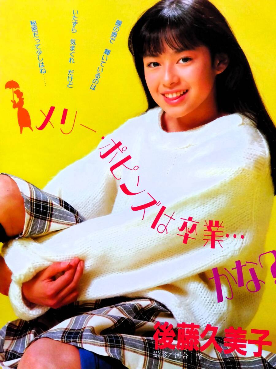 目立った傷や汚れなし】仁藤優子写真集「あした逢える」ポスターつきの