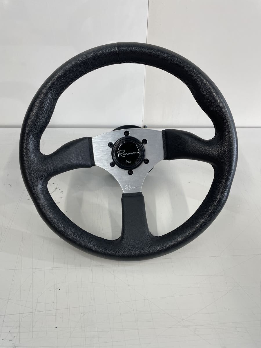 新品】Renown 100 Rosso レナウン ステアリング 本革の落札情報詳細