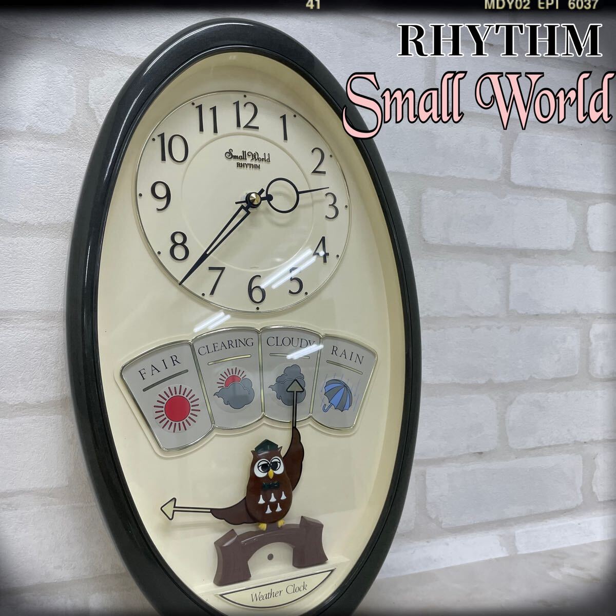リズム　Small World 高音質掛時計 30曲 新品】新品 Small World スモールワールド ブルームDX 高音質30曲