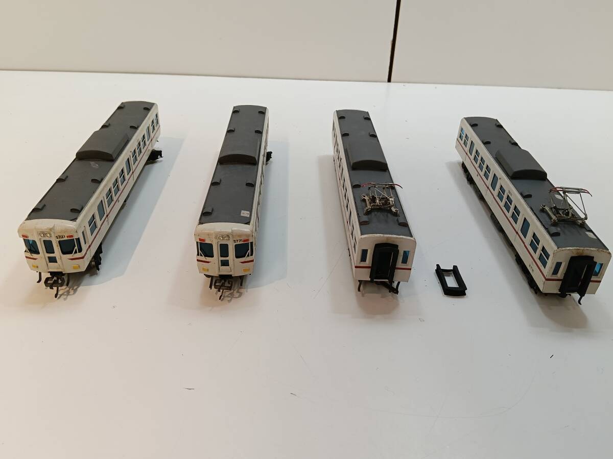 エンドウ 京王5000系 4両セット 鉄道模型 Nゲージ ジャンク W4981421の