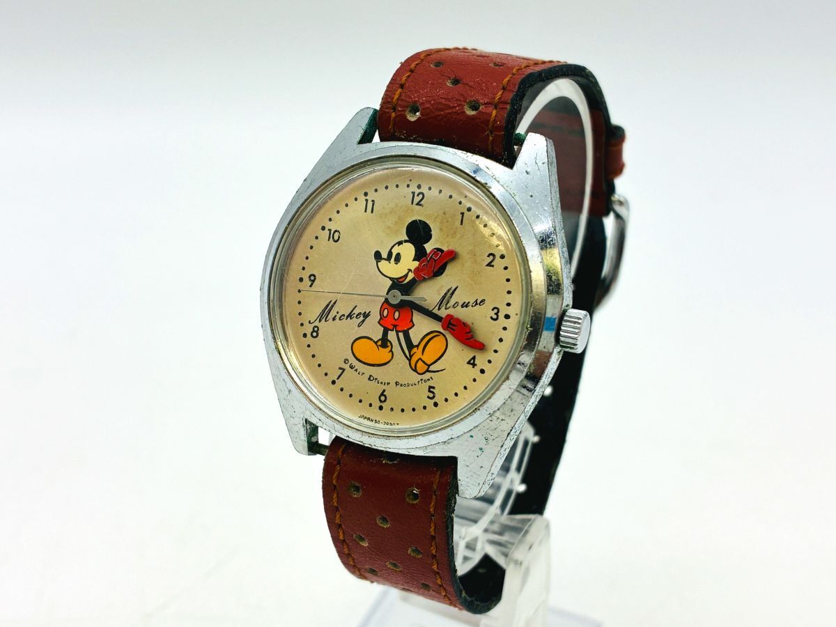 【完動品】Disney Time FW506B ミッキー振り子時計 メロディ時計 時計OK ジャンク品 ミッキーマウス MICKEY MOUSE 振り子時計 Disney