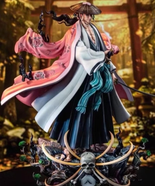 1/8 BLEACH ブリーチ 卯ノ花烈 ガレージキット 塗装済み ジャンク品