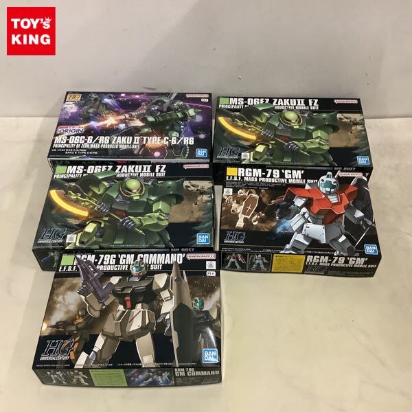 HGUC ジム改/ジムコマンド/ジムⅡ/F2ザク（連邦軍仕様）素組4体の